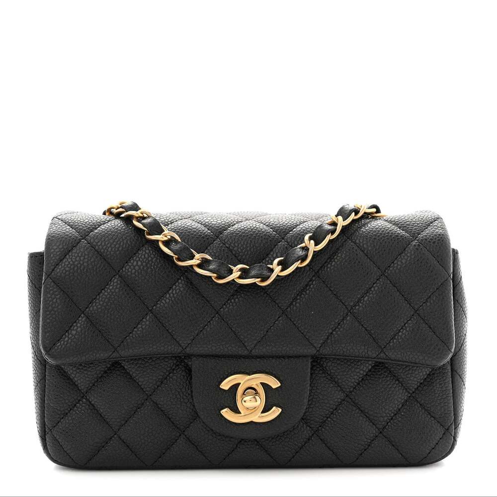 Chanel Metallic Caviar Quilted Mini #265123C61B